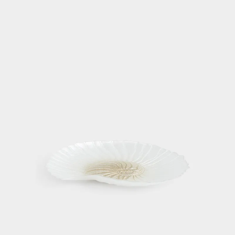 Блюдо, 31x29x4 см, Ракушка, Ammonite, image-1