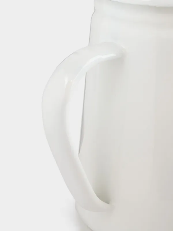 Шайнек, 1 л, эмальданған металл, сүт түстес, Wonderful Time, Autumn eamel, image-4