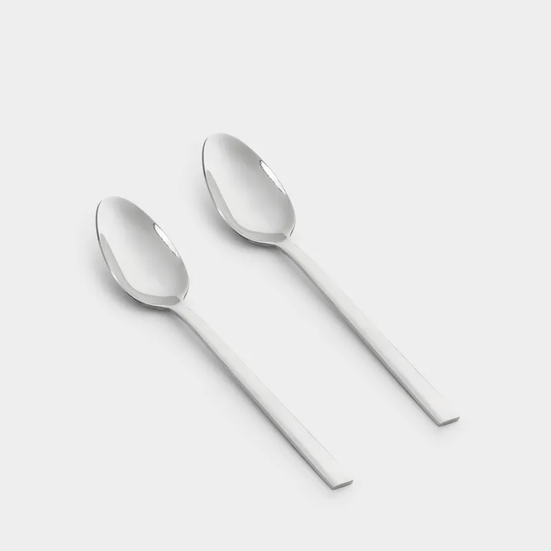 Ложка чайная, 2 шт, сталь, Rome