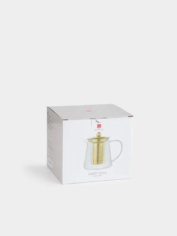 Чайник заварочный, 930 мл, Ribby gold, image-4