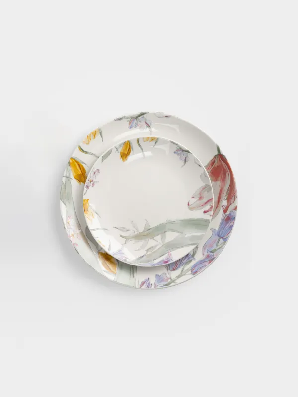 Сервиз обеденный, белый, Pastel flora, image-2