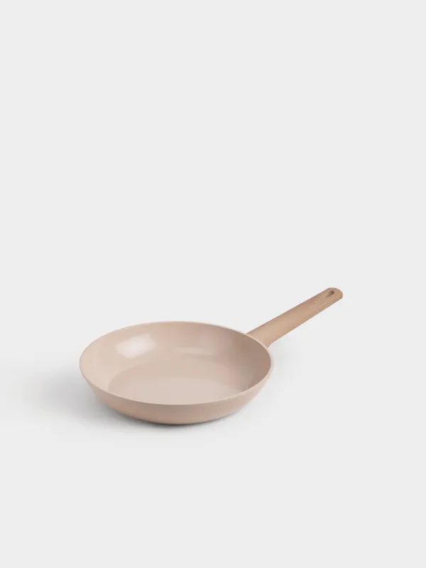 Сковорода, 24 см, с покрытием, алюминий, бежевая, Sincerity, image-0