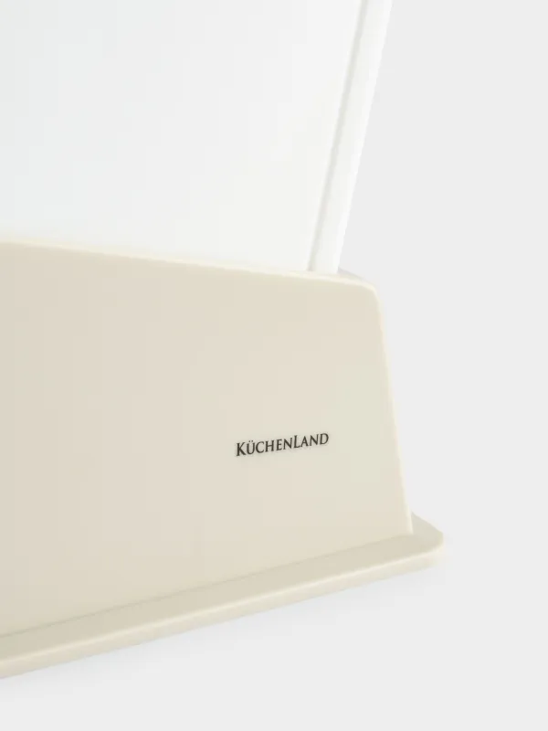 Кесетін тақта, 35х32 см, 4 дана, тұғырда, пластик, сарғылт аралас, image-10