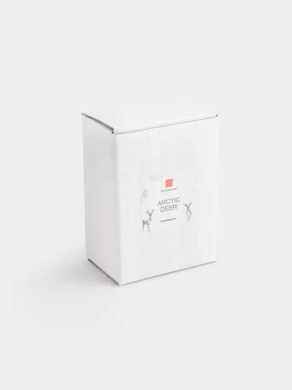 Араққа арналған рюмка, 150 мл, металл, алтын, Бұғы, Arctic deer, image-5