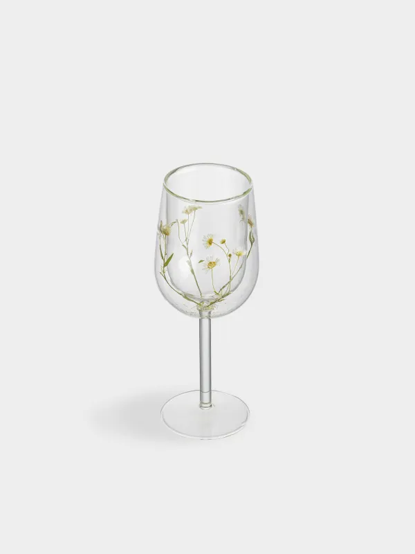 Шарап бокалы, 260 мл, шыны Б, ішінде кептірілген гүлдері бар, Air decor, image-2