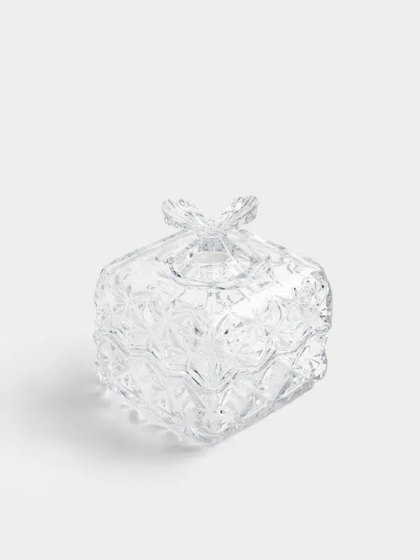 Сақтау ыдысы, 18х18 см, 350 мл, шыны Р, Көбелек, Butterfly, image-1