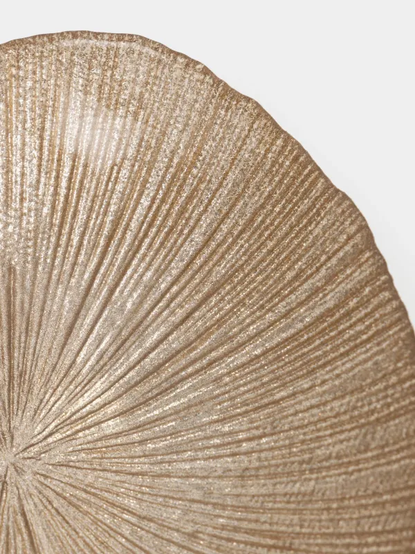 Десерт тәрелкесі, 16 см, шыны, шампан, Angle, image-3