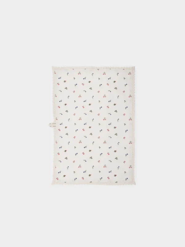 Асүйлік сүлгі, 40х60 см, шілтерлі, мақта, сарғылт-қоңыр, Гүлдер, El flora, image-0