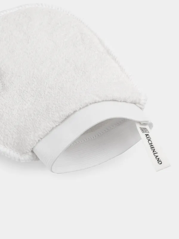 Денені жууға арналған қолғап, 21х17 см, қабыршақтайтын, полиэстер / нейлон, ақ, Unique spa, image-3