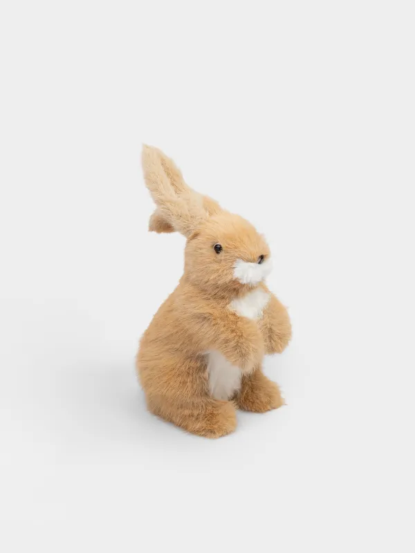 Сәндік бұйым, 16х26 см, жасанды үлбір, сарғылт-қоңыр, Қоян, Rabbit, image-4