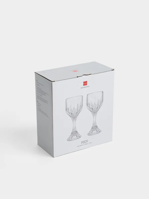 Шарап шыныаяқ, 280 мл, 2 дана, шыны R, Ridi, image-4