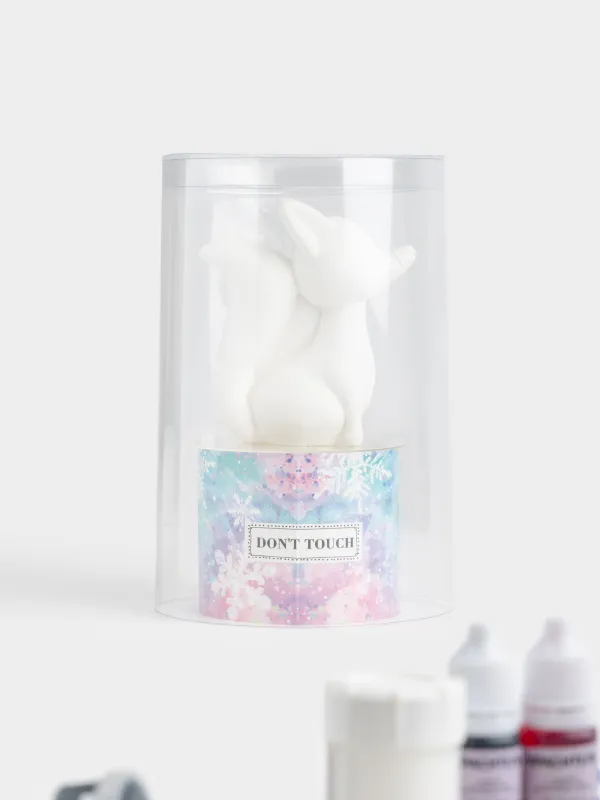 Шығармашылыққа арналған жиынтық, 1 зат, кварц кескіндемесі, гипс, Қар түлкі, Creative, image-6