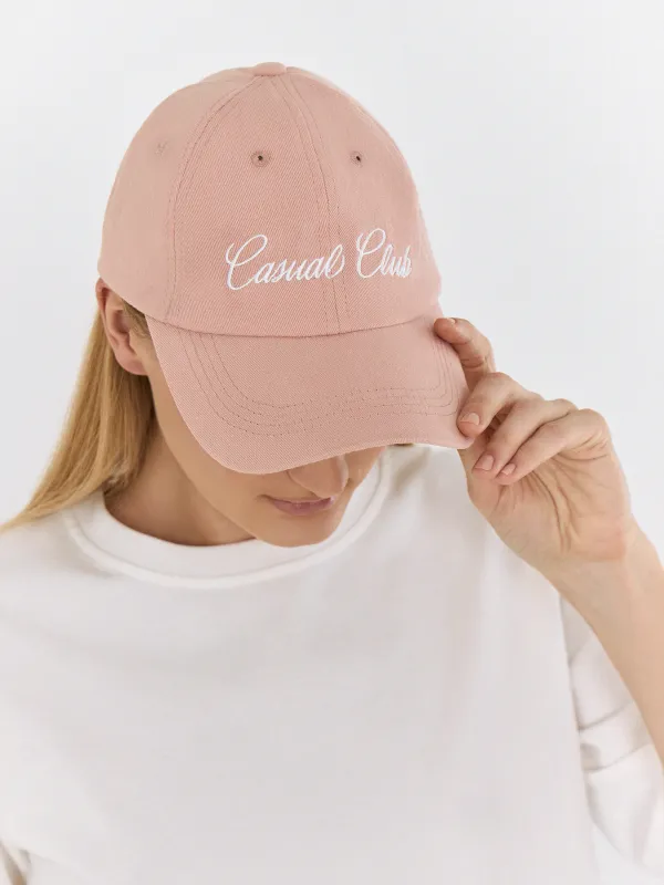 Бейсболка, 57 см, единый размер, хлопок, розовая, Casual club, Shore, image-4