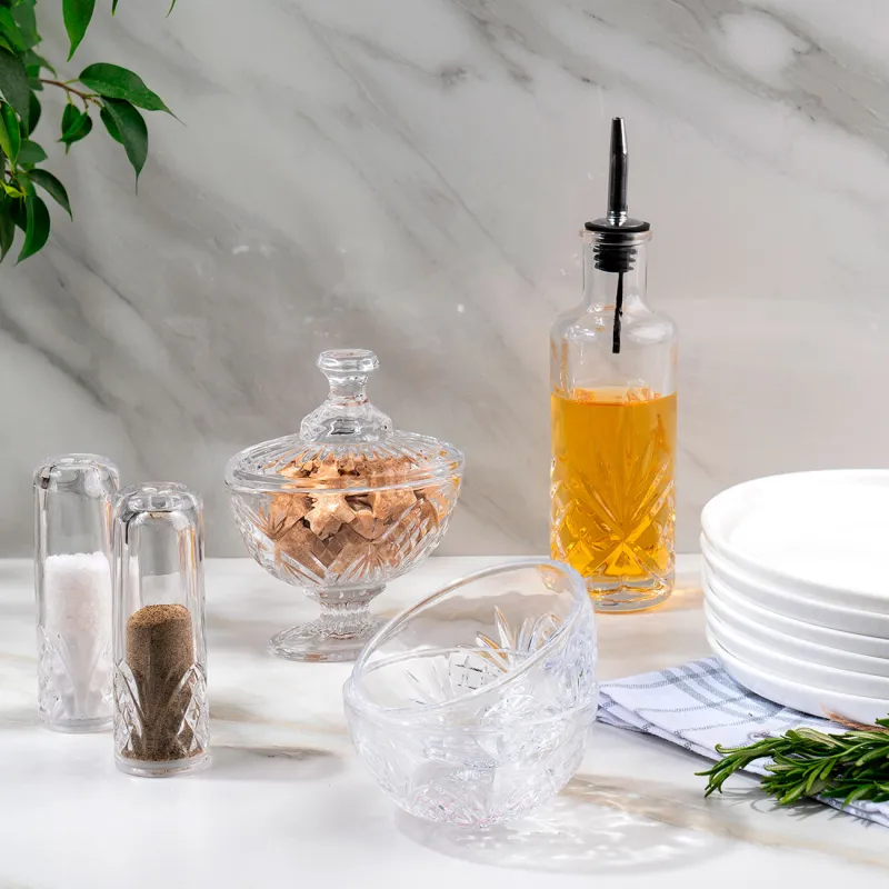 Тұз және бұрыш жиынтығы, 11 см, шыны, Sabal, image-3