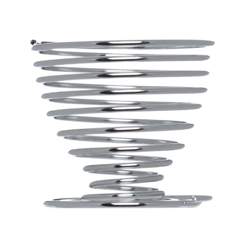 Жұмыртқа ұстағыш, 5 см, Болат, күміс, Құйын, twist silver, image-1