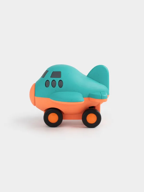 Игрушка, 6х8 см, пластик, оранжевая, Самолет, Traffic, image-3