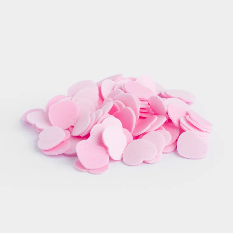 Сабын-конфетти, 2 см, 80 дана, қызғылт, Құлпынай, Жүрек, Confetti, image-4