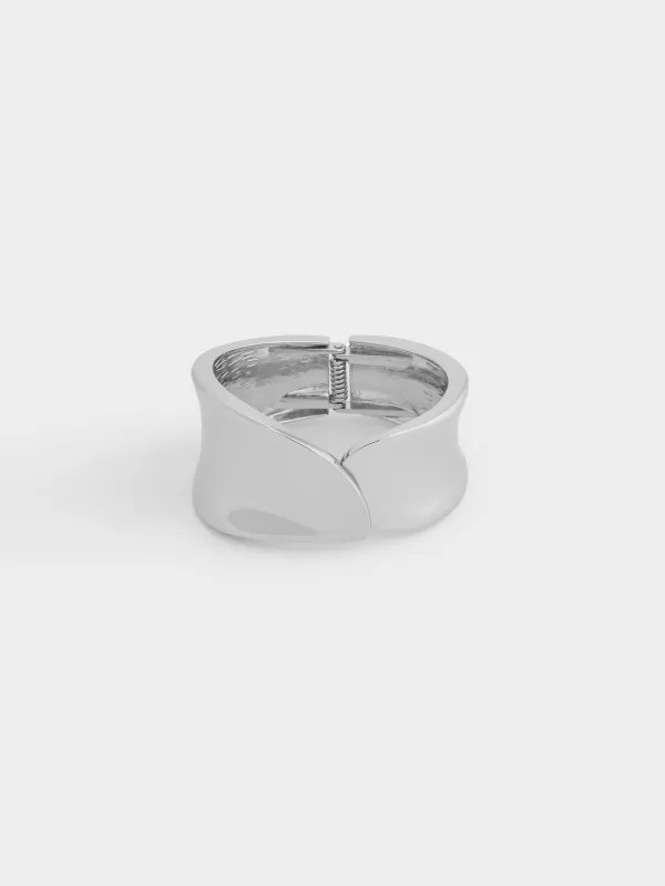 Білезік, 18 см, металл, күміс түстес, Jewelry, image-1