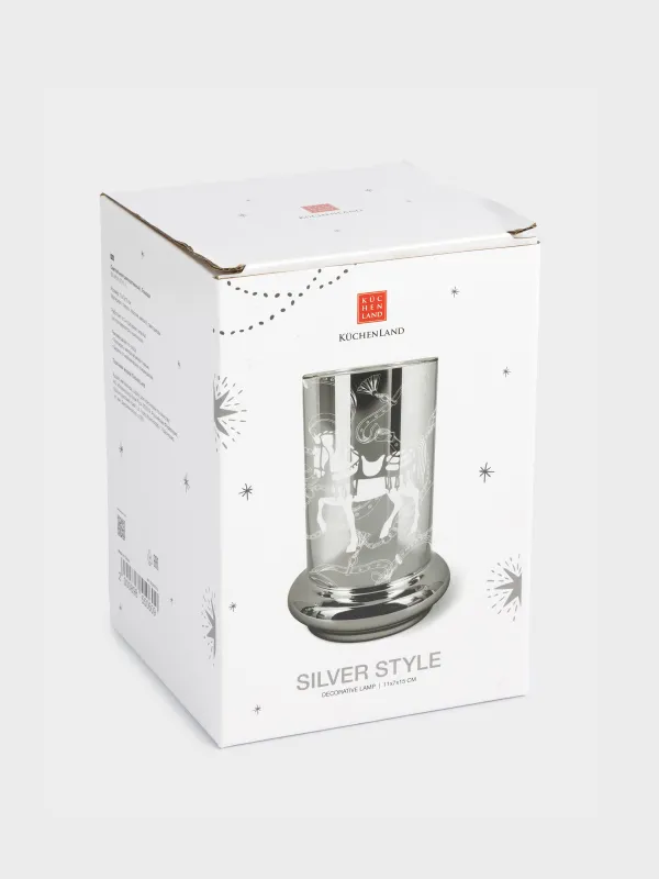 Сәндік шам, 15 см, шыны/пластик, түрлі-түсті, Жылқылар, Golden style, image-3