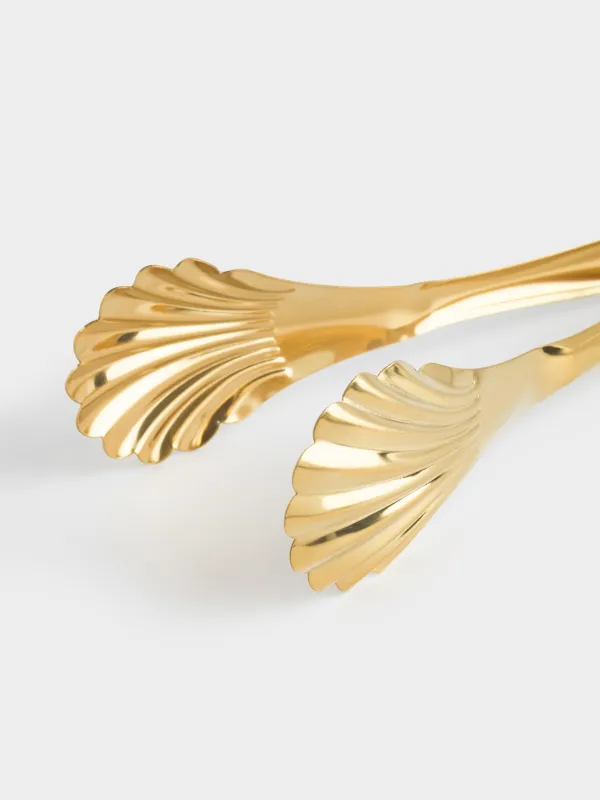 Щипцы кухонные, 23 см, сталь, золотистые, Ракушки, Classic gold, image-4