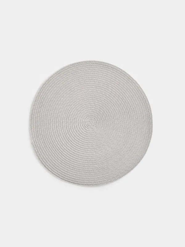 Аспаптарға арналған майлық, 38 см, полипропилен/ПЭТ, дөңгелек, сарғылт-қоңыр, Basic, image-0