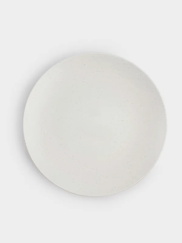 Сервиз обеденный, 6 перс, 18 пр, керамика, молочный, в крапинку, Particle, image-3