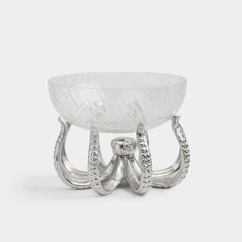 Ваза для фруктов, 25х18 см, на ножке, Осьминог, Fantastic ice