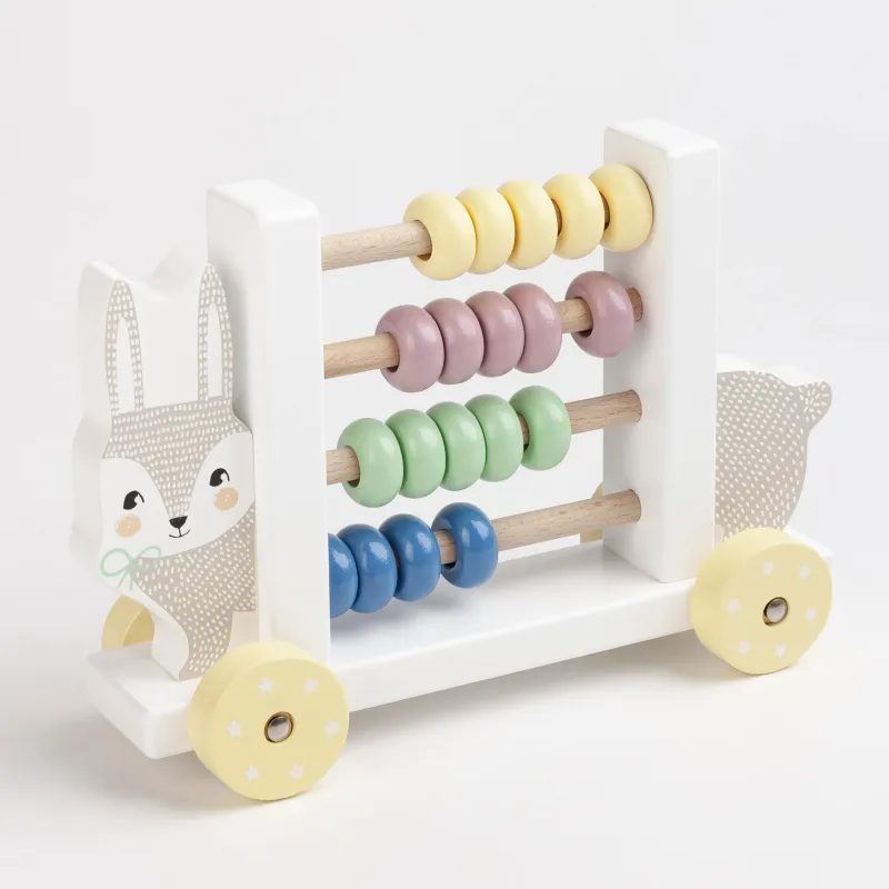 Игрушка развивающая, 20 см, Счеты на колесах, Kiddy, image-1