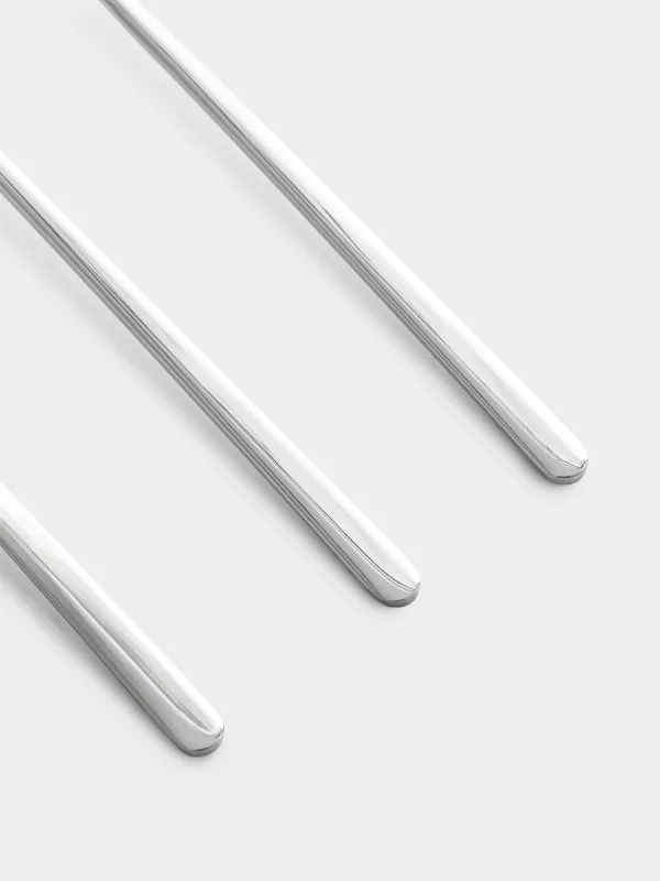 Шай қасық, 6 дана, ұзын сапты, болат, Toscana, image-2