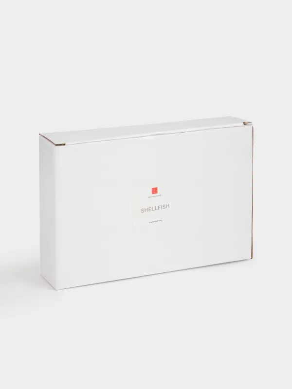 Ыдыс, 23х14 см, фарфор Р, ақ, Устрица, Shellfish, image-5