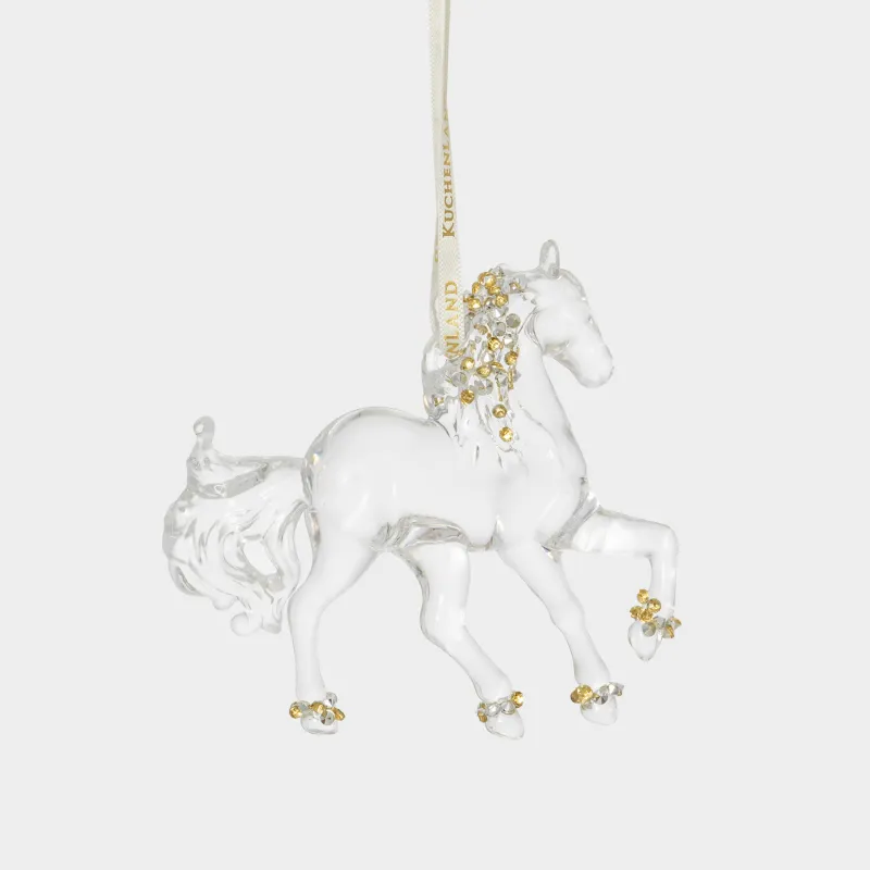 Шырша ойыншығы, 13 см, акрил, Жылқы, Figure crystal