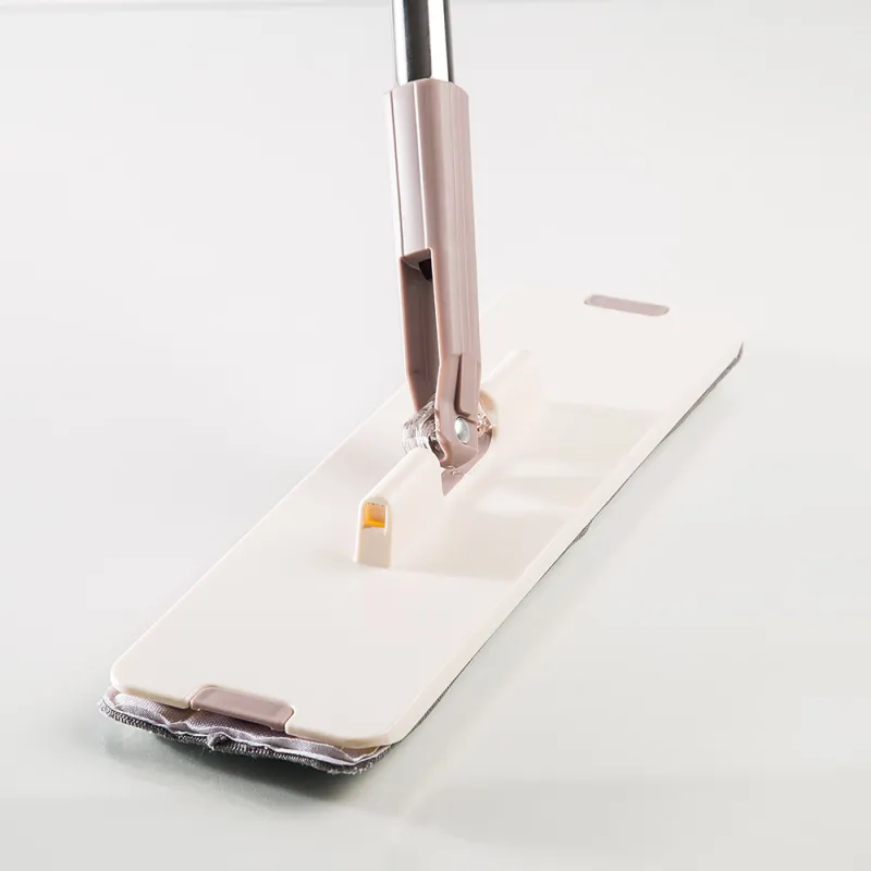 Швабра с ведром, с отжимом и очисткой, прямоугольная, бело-лиловая, Mop, image-10