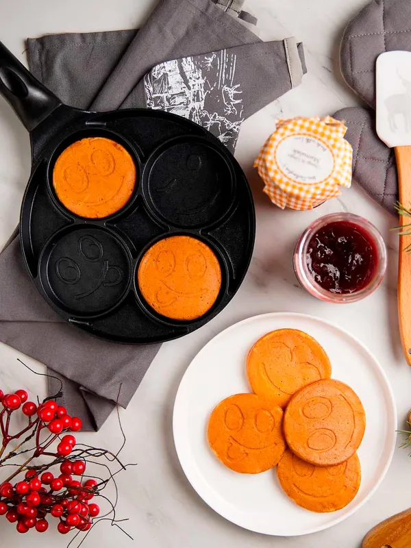 Сковорода для яиц и оладий, 21 см, 4 отд, с покрытием, алюминий, Смайл, Action, image-11