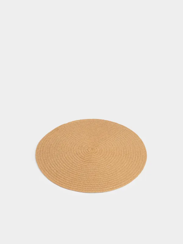 Аспаптарға арналған майлық, 38 см, целлюлоза, дөңгелек, құм түстес, Straw, image-3