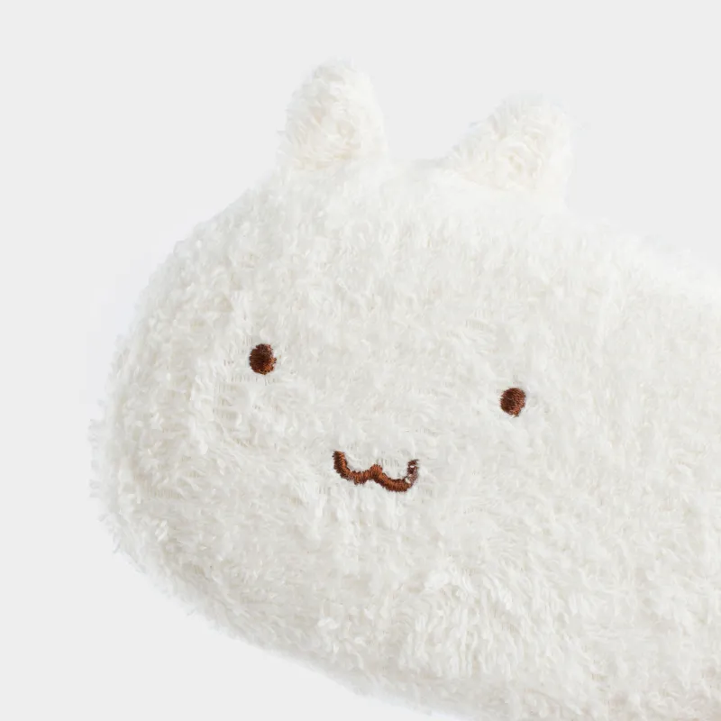 Денеге арналған жөке, 13х11 см, балаларға арналған, полиэстер/көбік, сүт түстес, Мысық, Cat, image-5