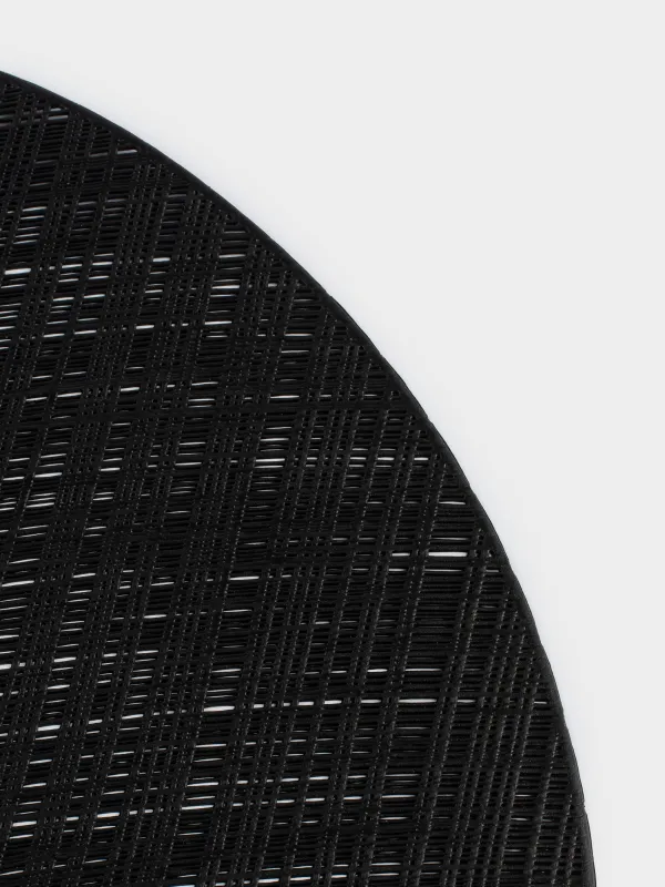 Аспаптарға арналған майлық, 38 см, ПВХ, дөңгелек, қара, Azhur Grid, image-4