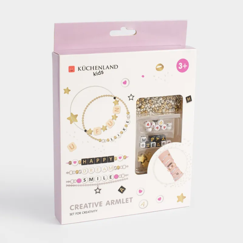 Набор для творчества, 15х18 см, создание браслетов, пластик/полиэстер, Creative armlet