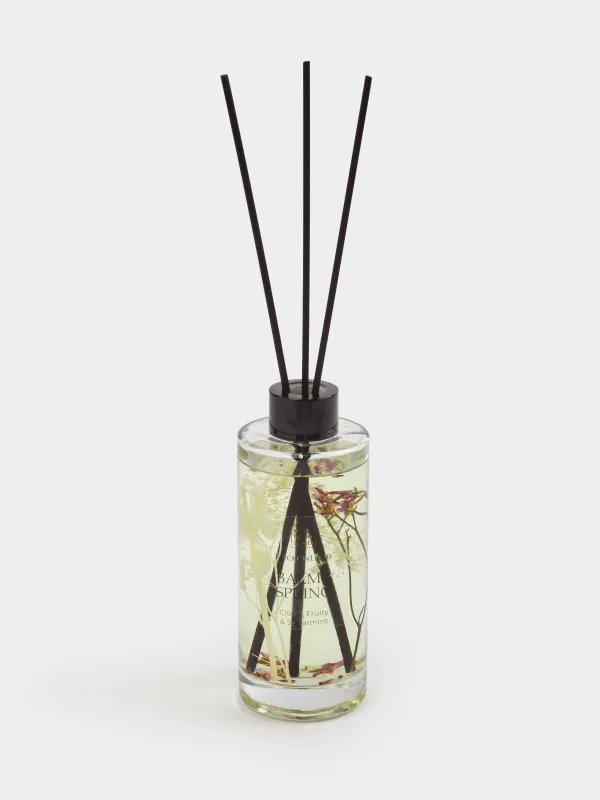 Хош иісті диффузор, 180 мл, кептірілген гүлдермен, Citrus, Fruity & Spearmint, Balmy spring, image-0