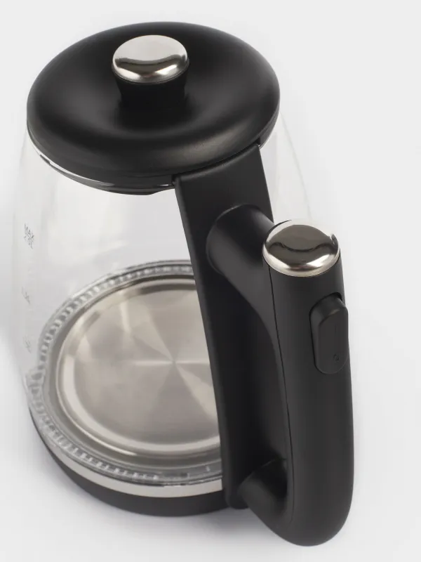 Шайнек, электрлі, 2 л, 1500 Вт, шыны/пластик, қара, Progress plus, image-2