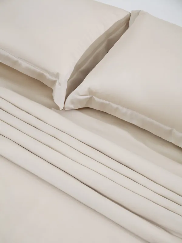 КПБ еуро, құлақтары бар, тенсель 300 ТС, сарғылт-қоңыр, Tencel, image-3