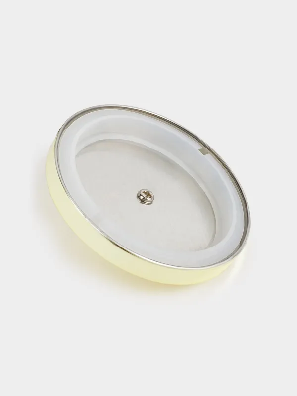 Емкость для хранения, 9х9 см, 300 мл, стекло/металл, золотистая, Classic gold, image-4