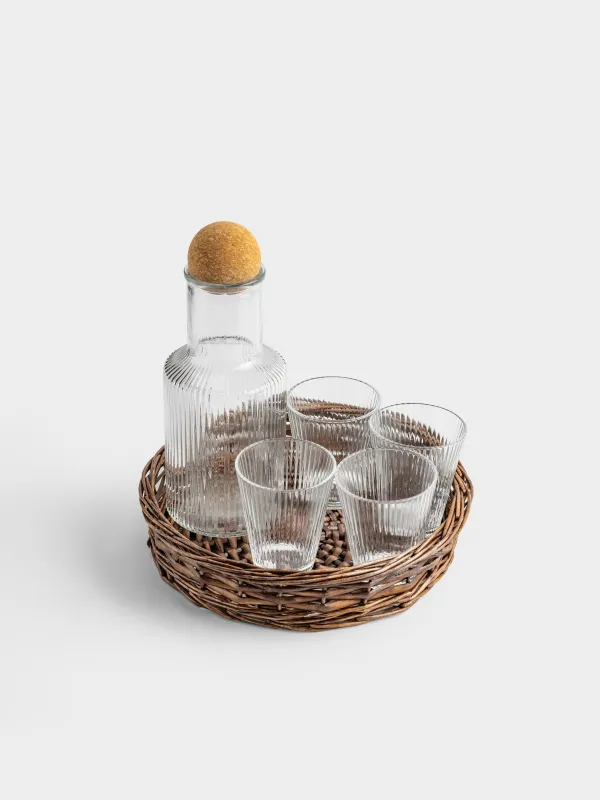 Набор для напитков, на подставке, Globe, image-1