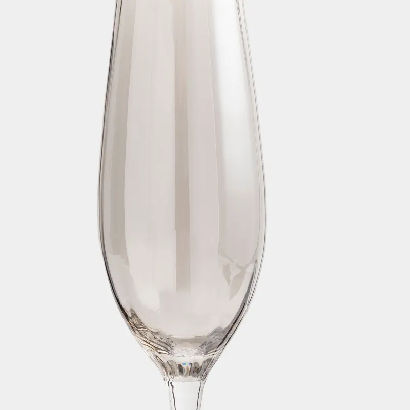 Шампан бокалы, 210 мл, 2 дана, шыны, сұр, Filo R color, image-4