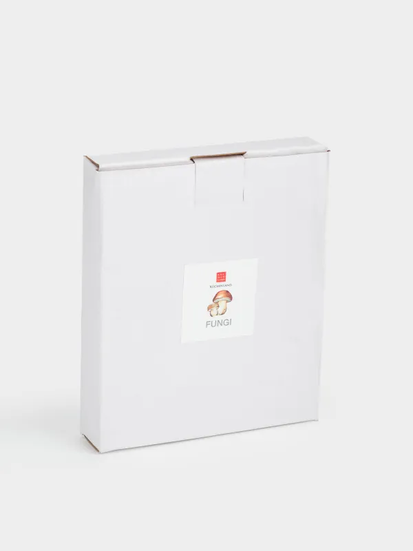 Сәндік ыдыс, 18х15х2 см, металл, қоңыр-сүт түстес, Саңырауқұлақ, Fungi, image-3