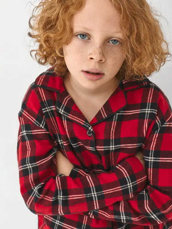 Балалар пижамасы, 104-110 см, шалбары бар, мақта, қызыл, Тор, Patsy, image-1