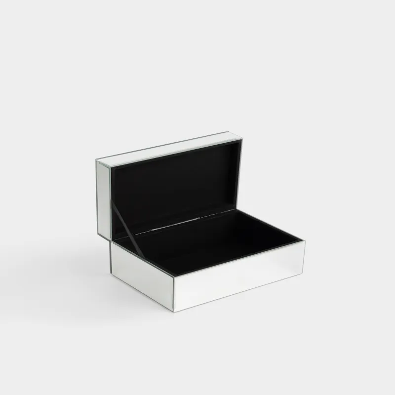 Зергерлік қобдиша, 20х14 см, шыны, айна, Гортензия, Glossy, image-4