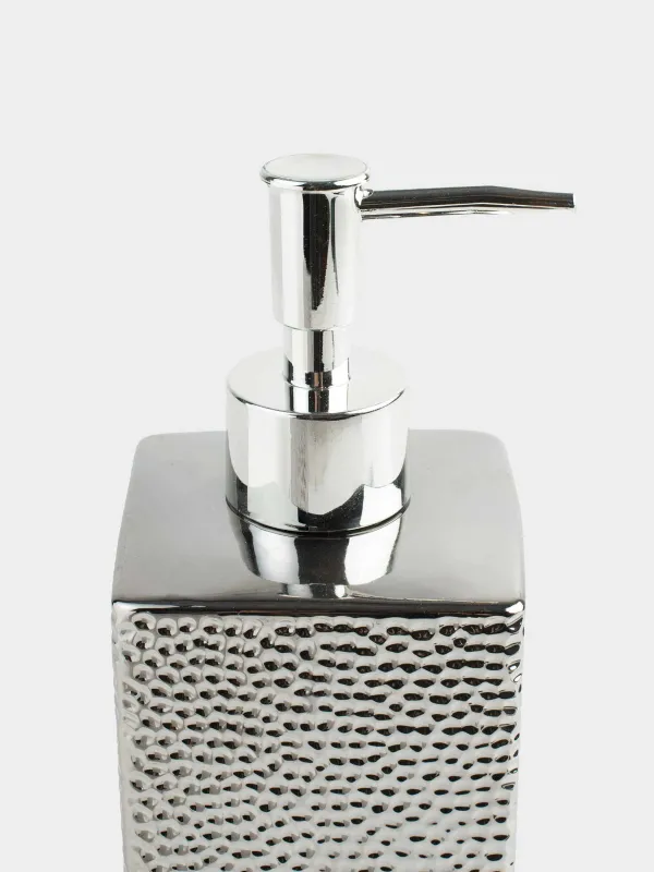 Жуынатын бөлмеге арналған жиынтық, 2 зат, керамика/металл, күміс, Gallant, image-4