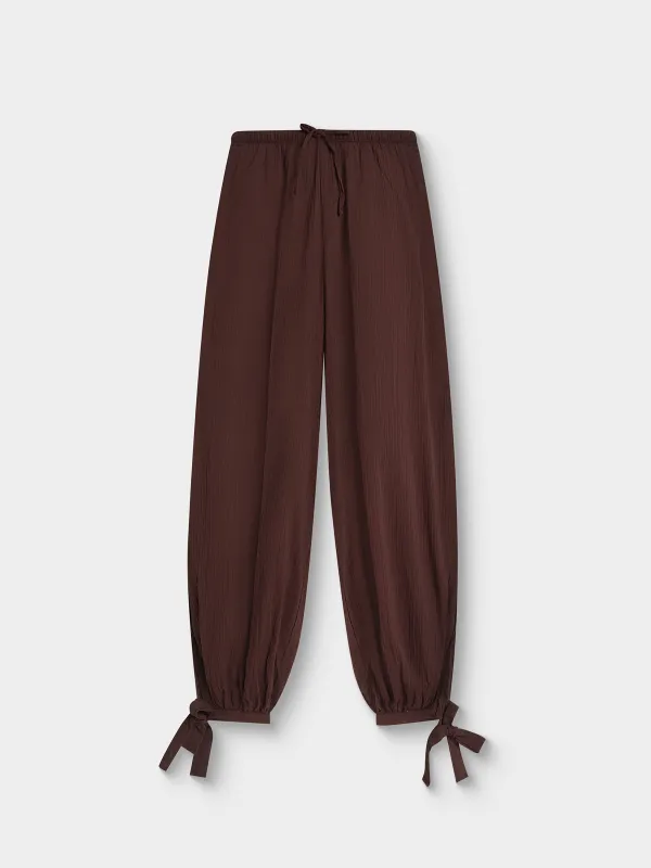 Әйелдер шалбары, өлшемі XS, муслин К, қоңыр, Fermina, image-4