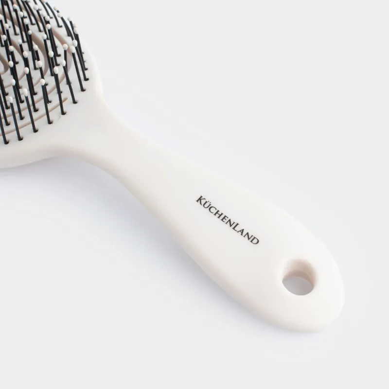 Шашқа арналған массаждық тарақ, 23 см, пластик, сарғылт-қоңыр, Zipo, image-3