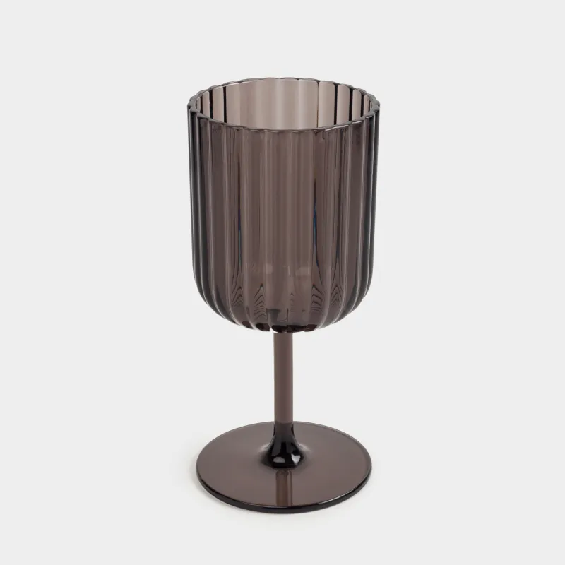 Шарап бокалы, 310 мл, акрил, сұр, Ribby, image-1